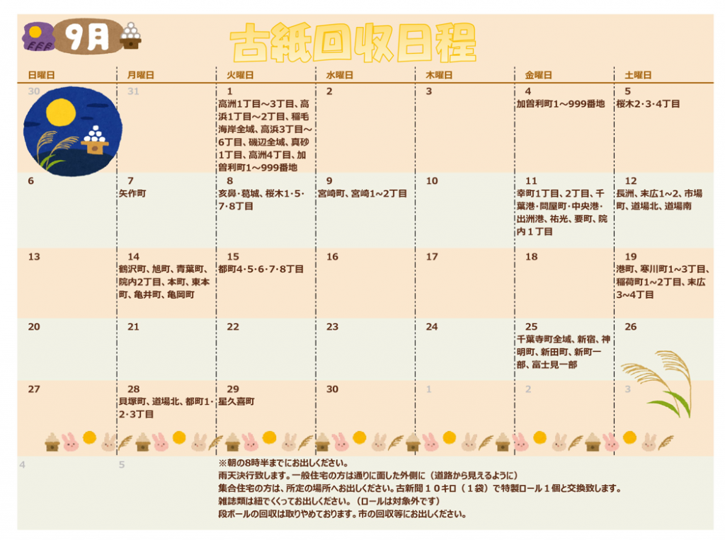 ASA千葉中央　2026年9月度